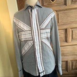 English Laundry Christopher Wicks Union Jack Shirt